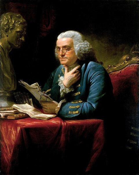 Benjamin Franklin, 1767, by David Martin (1737-1797)  White House Historical Association, Washington D.C. 1962.187.1